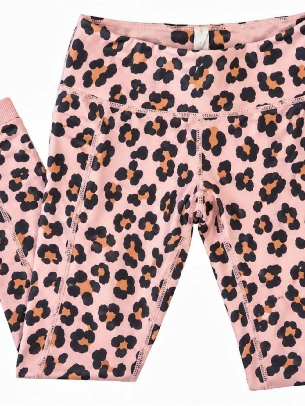 Upside Legging Pink & Black Leopard Print